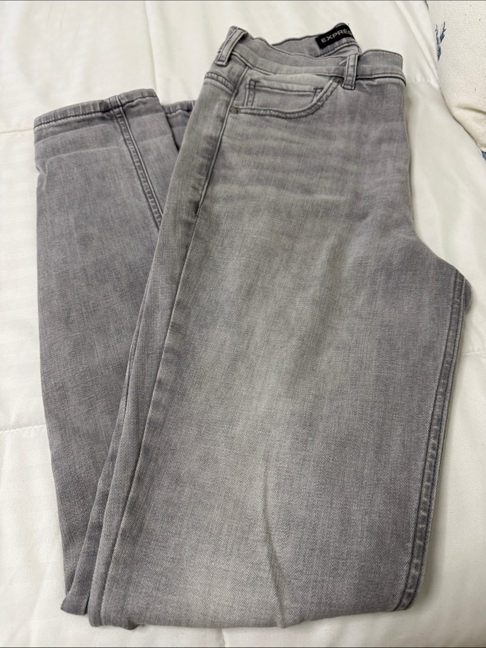 Express Performance Stretch Legging High Rise Gray High Rise Skinny Jeans